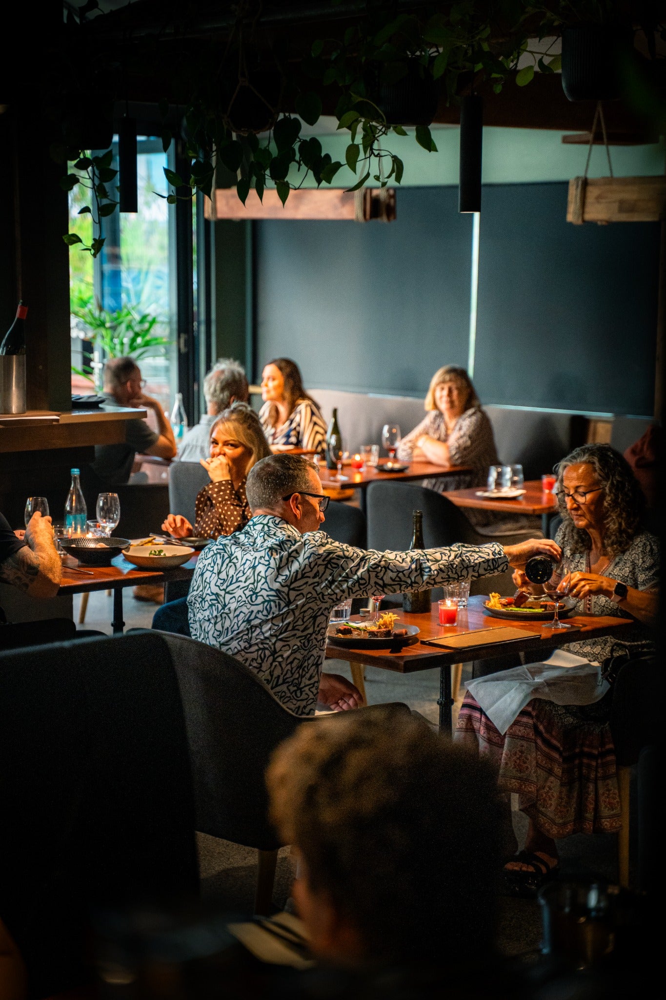 Guests dining at The Loft Dunsborough