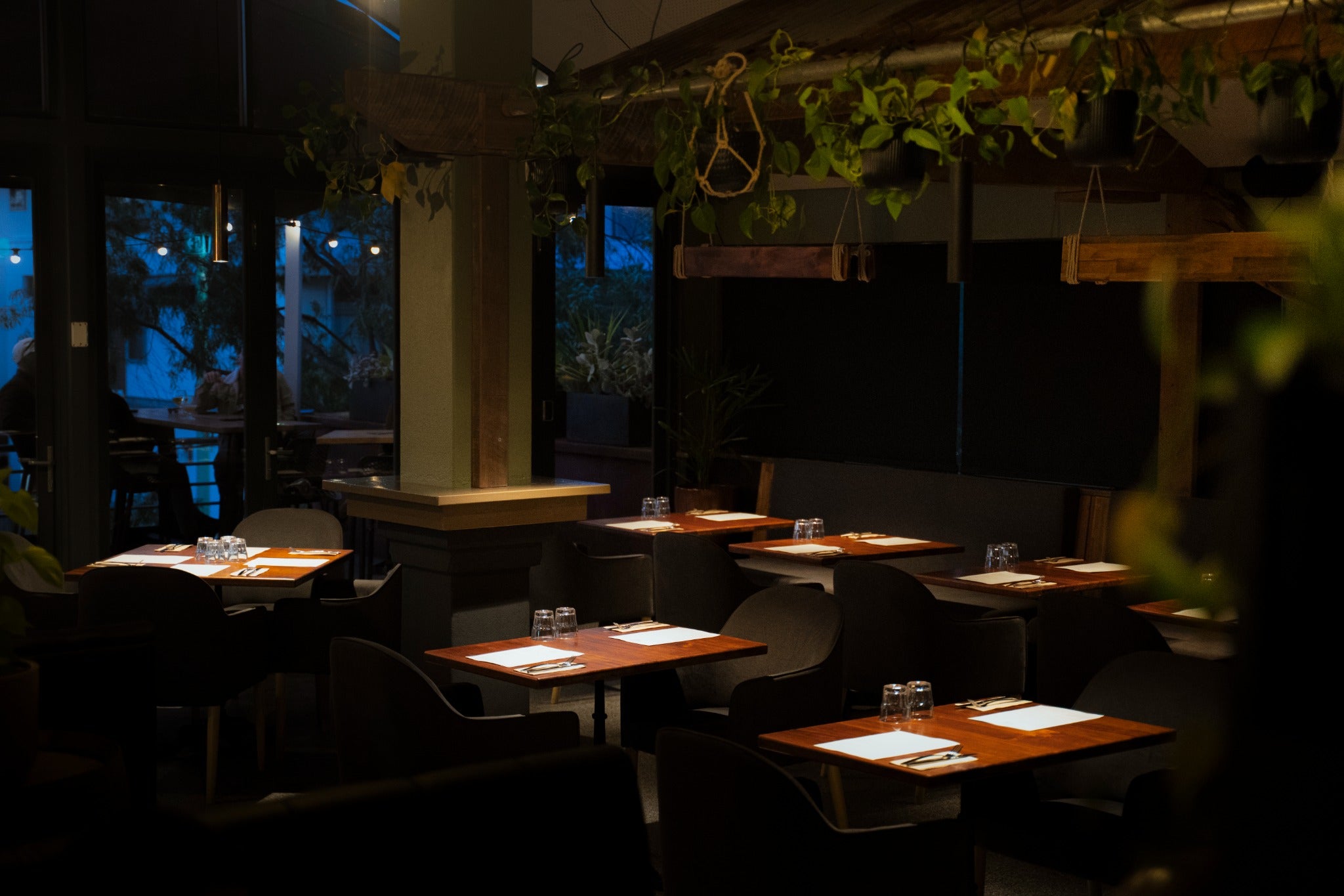 The Loft dining room in Dunsborough
